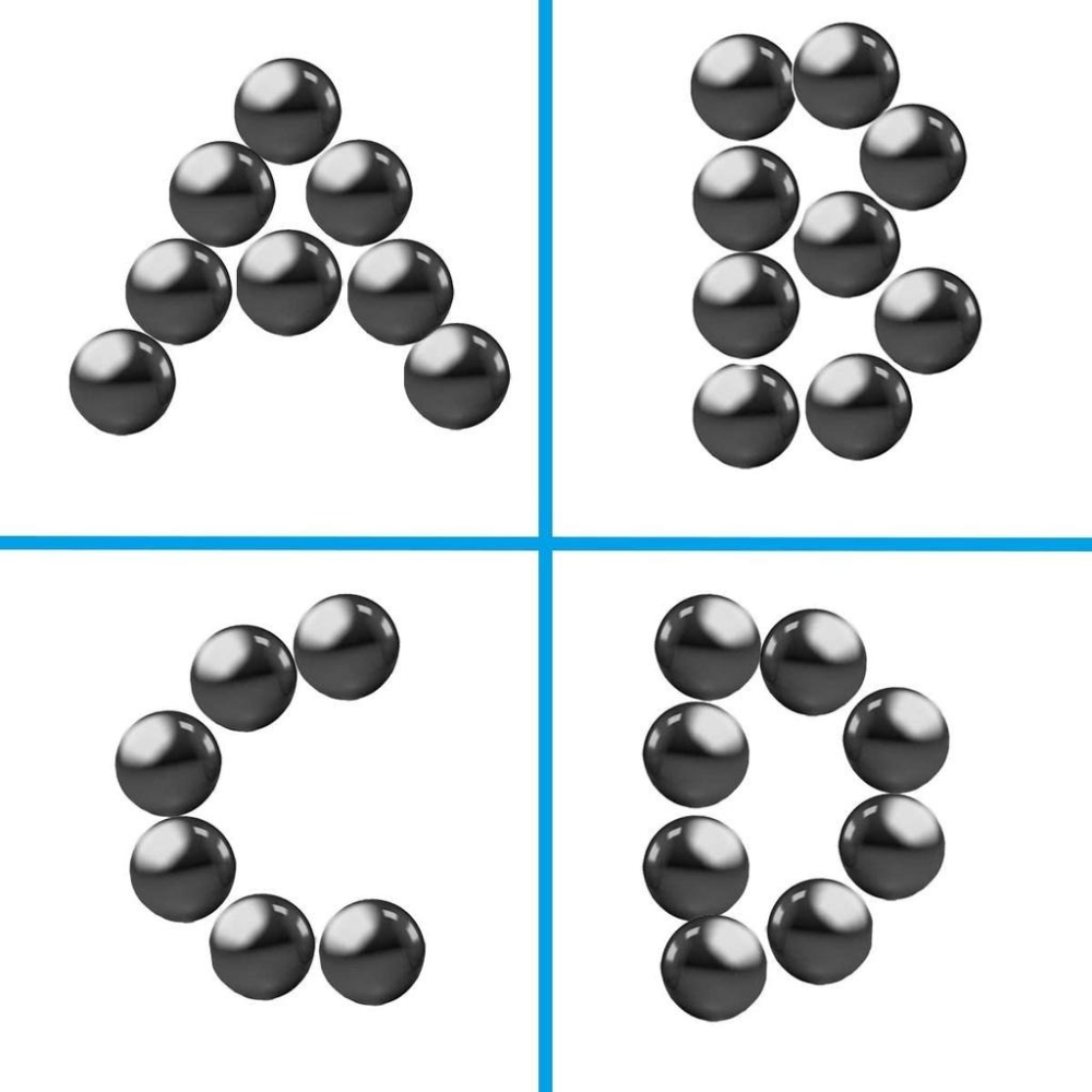 Magneti sferici ceramici antistres, bila neagra lucioasa, set 10 bucati, diametru 18 mm [9]