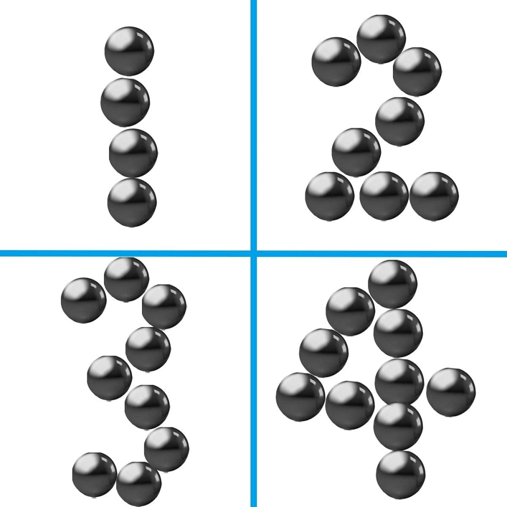 Magneti sferici ceramici antistres, bila neagra lucioasa, set 2 bucati, diametru 24.5 mm [6]