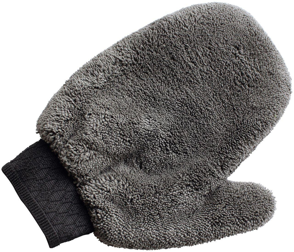 Manusa de lustruit auto, microfibra, super moale, gri [4]