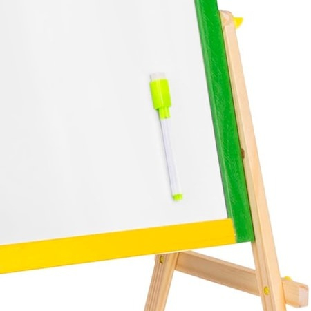 Marker cu stergere uscata scriere universala pentru diverse table, varf negru, culoare capac multicolor [3]