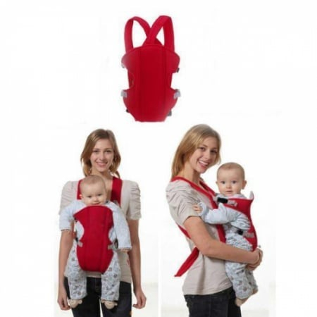 Marsupiu multifunctional port bebe,greutate maxima 9 kg,de la 3 la 12 luni - Gri inchis [5]