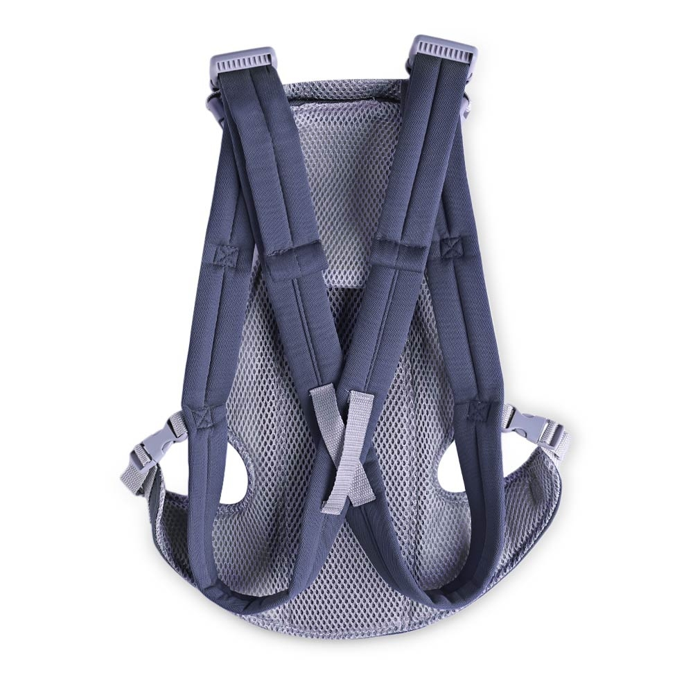 Marsupiu multifunctional port bebe,greutate maxima 9 kg,de la 3 la 12 luni - Gri inchis [3]