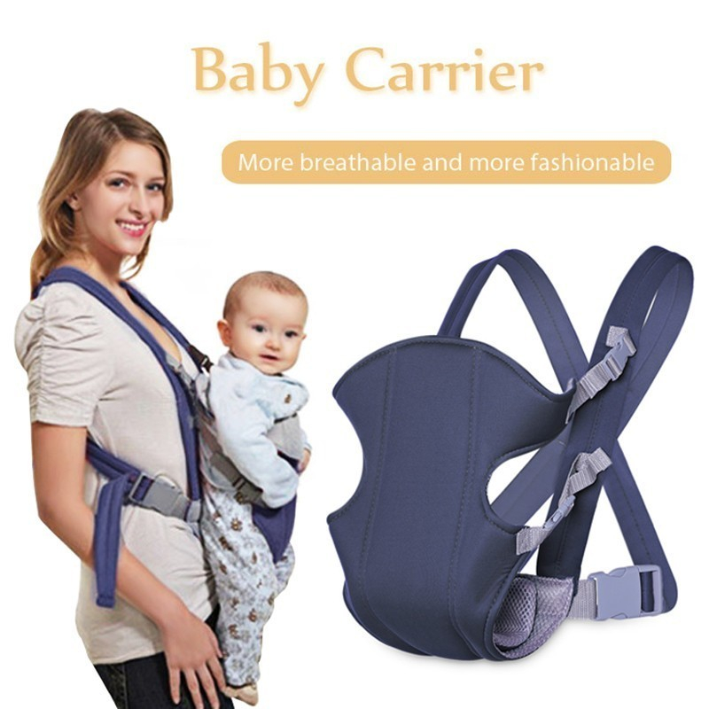 Marsupiu multifunctional port bebe,greutate maxima 9 kg,de la 3 la 12 luni - Gri inchis [4]