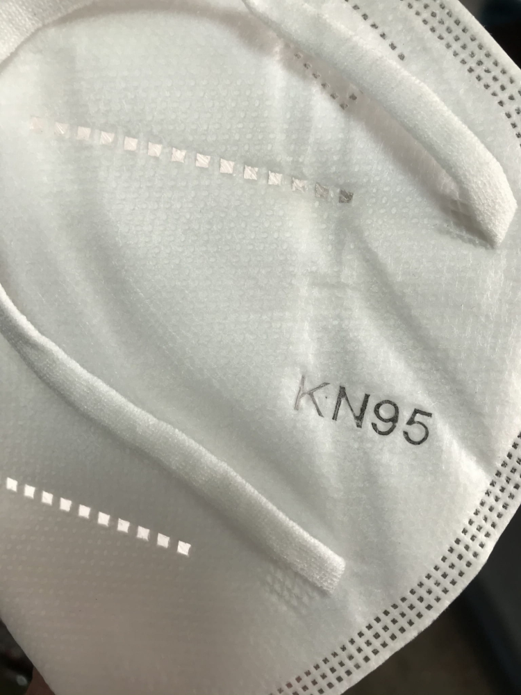 Masca de protectie KN95, unica folosinta, alb [2]