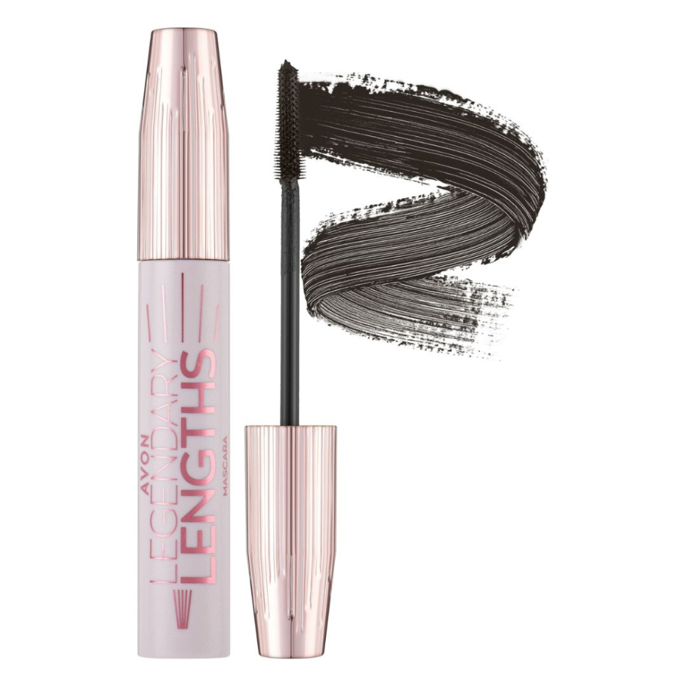 Mascara Avon Legendary Lengths, pentru alungirea si ingrosarea genelor, culoare negru – 10 ml, efect de extensie cu 50% si volum de 3 ori mai mare [2]