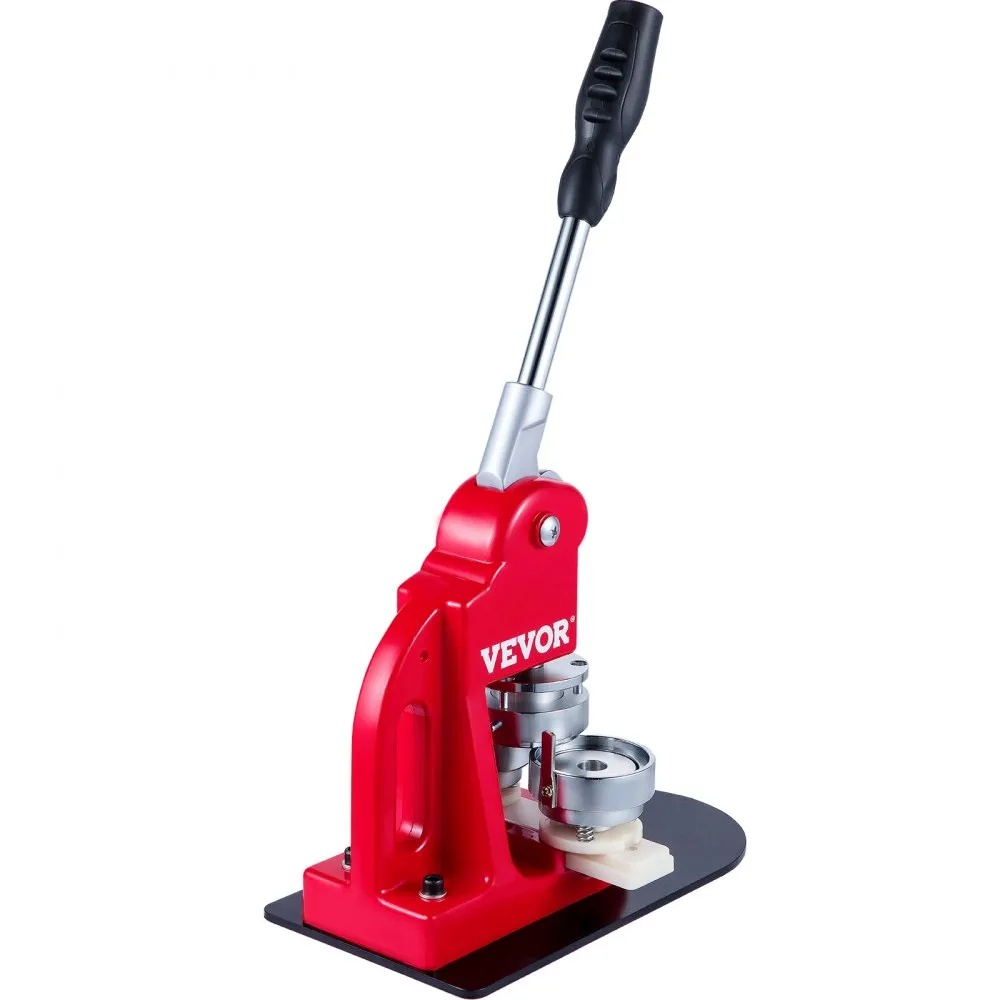 Masina de facut insigne 44 mm, kit complet 1000 piese, matrita inclusa, maner ergonomic, ideal pentru branding, scoli, ateliere creative si proiecte DIY [12]