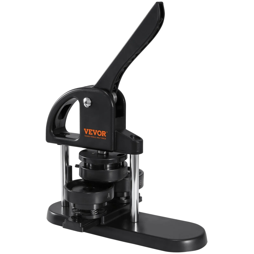 Masina de facut insigne, aparat 3 in 1 pentru insigne de 25,  32,  58 mm, kit 300 piese, ideal pentru proiecte DIY, evenimente si branding personalizat [2]