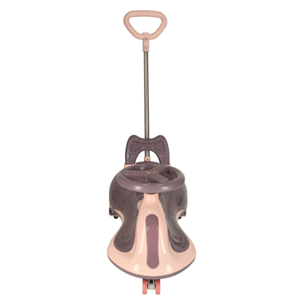 Masinuta pentru copii, fara pedale, maner ghidare, greutate maxima suportata 100 kg, 90 x 74 x 31.5 cm, roz [9]