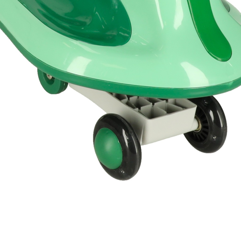 Masinuta pentru copii, fara pedale, maner ghidare, greutate maxima suportata 100 kg, 90 x 74 x 31.5 cm, verde [5]