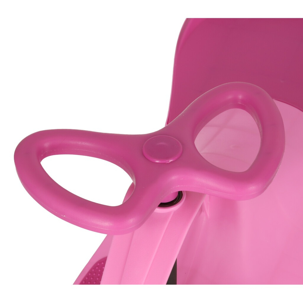 Masinuta pentru copii, fara pedale, maner ghidare, greutate maxima suportata 80 kg, 40 x 29.5 x 79.5 cm, roz [7]