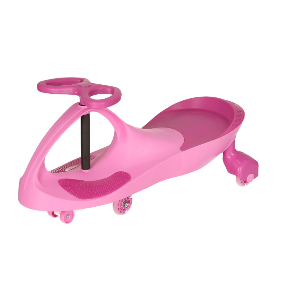 Masinuta pentru copii, fara pedale, maner ghidare, greutate maxima suportata 80 kg, 40 x 29.5 x 79.5 cm, roz [12]