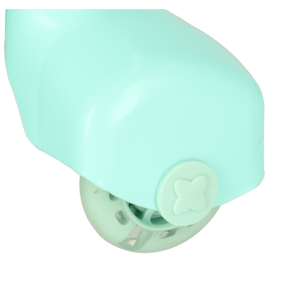 Masinuta pentru copii, fara pedale, maner ghidare, greutate maxima suportata 80 kg, 40 x 29.5 x 79.5 cm, turcoaz [4]