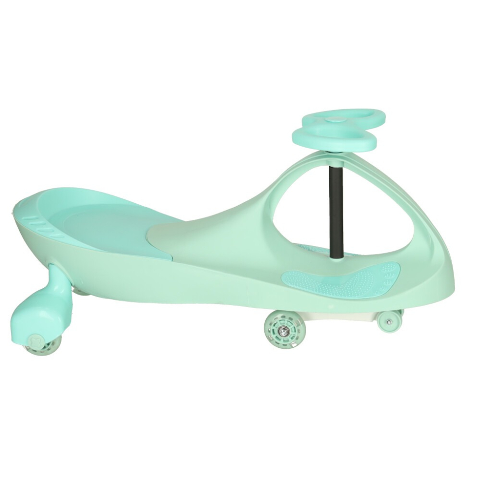 Masinuta pentru copii, fara pedale, maner ghidare, greutate maxima suportata 80 kg, 40 x 29.5 x 79.5 cm, turcoaz [8]