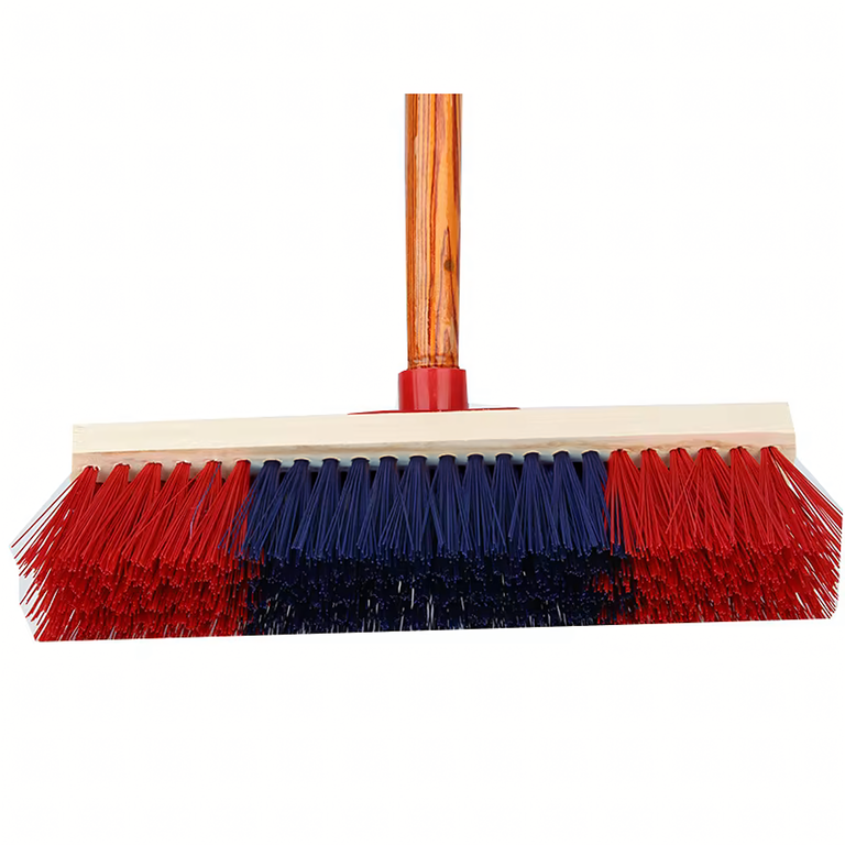 Matura stradala 40 cm, lemn, rosu si albastru, peri rezistenti [10]