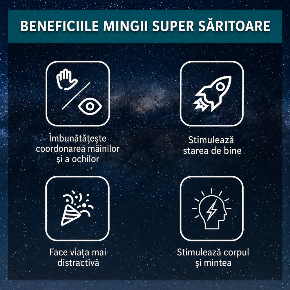 Minge antistres multicolor 6 cm, jucarie senzoriala din poliuretan moale, model saltaret pentru joaca, relaxare, stimulare tactila si exercitii pentru maini [6]