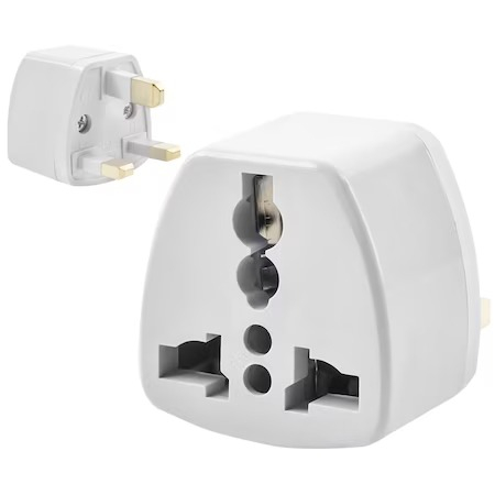 Adaptor universal pentru priza britanica - Alb [2]