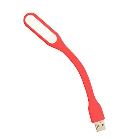 Mini lampa portabila,conectare USB,perfecta pentru birou - Rosu [2]