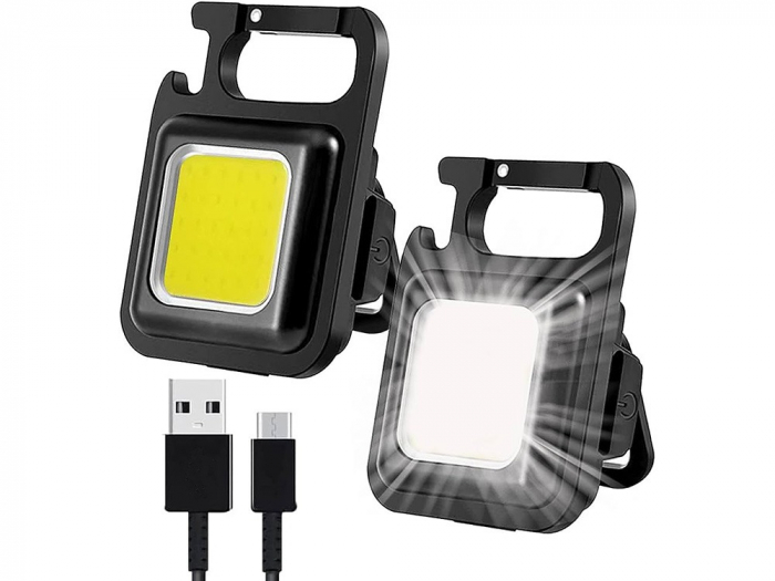 Mini lanterna camping multifunctionala, desfacator de sticle, magnet, incarcare USB [10]