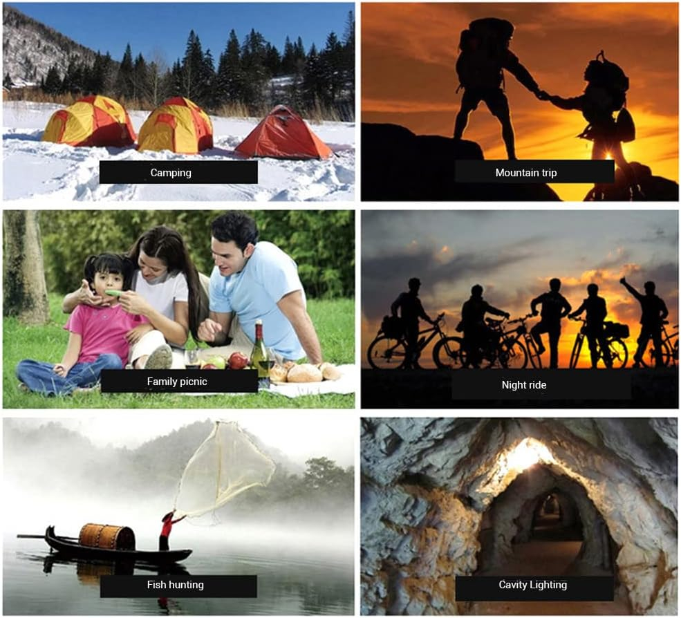 Mini Lanternă de Urgență Tip Breloc, Tehnologie LED COB, 3 Moduri Lumină, Design Compact Negru/Albastru cu Inel Chei [2]