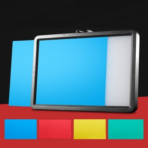 Mini panou Bi Color 160 LED, mini trepied vlogging, filet 1/4, 4 filtre de culoare, alimentare USB, 2 filete universale 1/4 si 2 spatii destinate pentru montare patina [5]