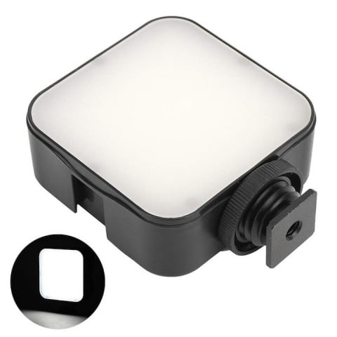 Mini panou LED cu patina si filet universal 1/4, pentru aparate foto, GoPro, trepiezi, 49 LED uri [2]