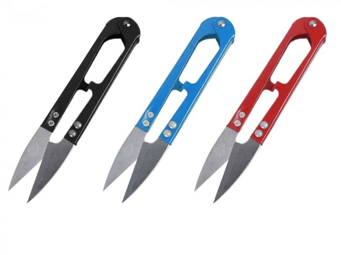 Mini taietor, foarfeca multifuntionala de croitorie, 10 cm lungime - Albastru [7]
