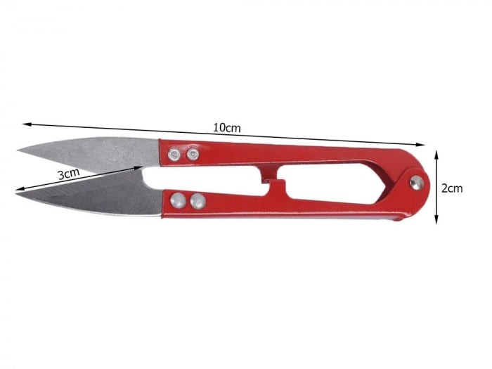 Mini taietor, foarfeca multifuntionala de croitorie, 10 cm lungime - Albastru [3]