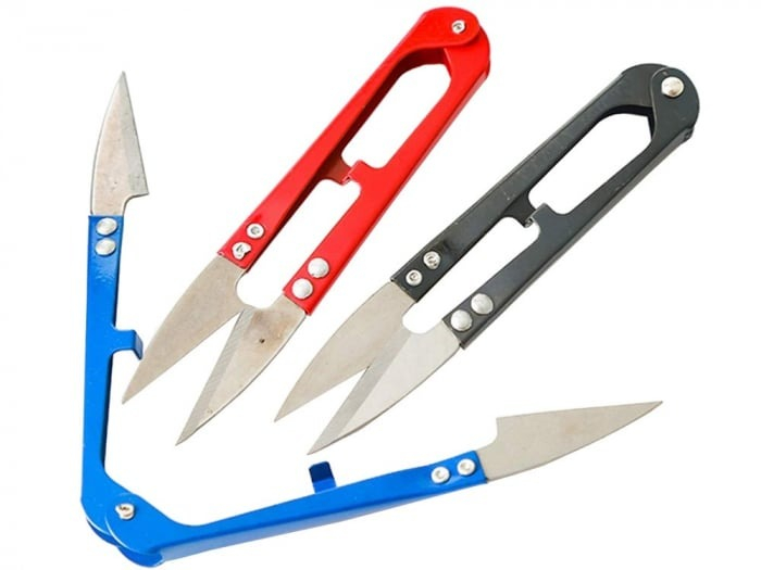 Mini taietor, foarfeca multifuntionala de croitorie, 10 cm lungime - Albastru [6]