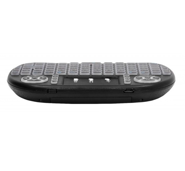Mini tastatura universala,multimedia, Wireless 2.4GHz, iluminata RGB cu chip inclus [5]