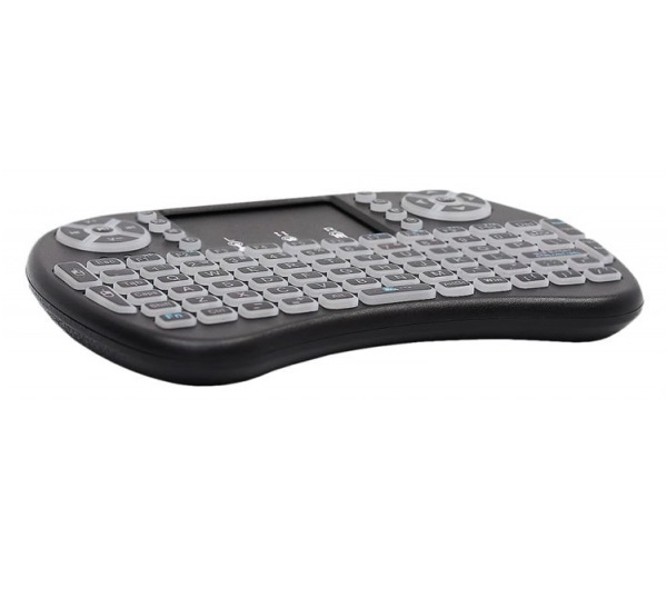 Mini tastatura universala,multimedia, Wireless 2.4GHz, iluminata RGB cu chip inclus [6]