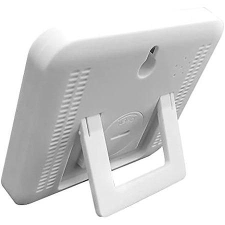 Mini termometru, higrometru, ceas 3in1 pentru camera - Alb [2]