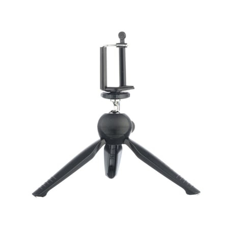 Mini trepied cu cap rotativ 360 grade si suport telefon universal filet 1/4 [3]