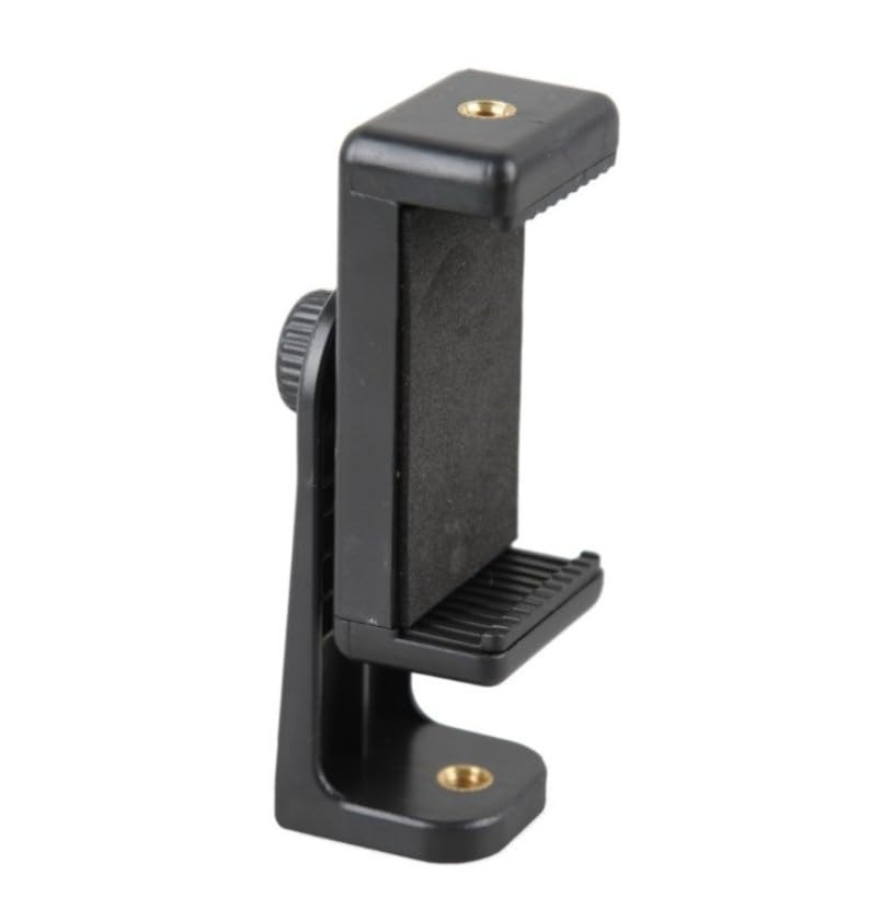 Mini trepied argintiu pentru telefon cu cap de bila rotativ, suport smartphone reglabil 5–8 cm, montura 1/4 inch, aluminiu si ABS, inaltime 12–18 cm [2]