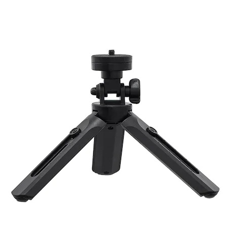 Mini trepied extensibil cu suport de telefon, filet universal 1/4, cap rotativ 360 grade [3]