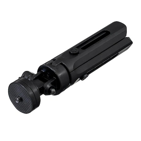 Mini trepied extensibil cu suport de telefon, filet universal 1/4, cap rotativ 360 grade [4]