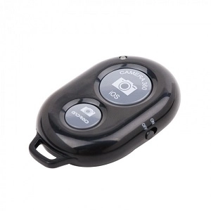 Mini trepied flexibil,filet universal 1/4,suport telefon + telecomanda bluetooth pentru telefon - Albastru [5]