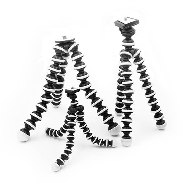 Mini trepied flexibil cu filet universal 1/4 pentru telefon, camere, GoPro [3]