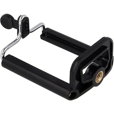 Mini trepied pentru camere video sport, inaltime ajustabila, 15-23cm, cu suport de telefon cu filet 1/4 - Negru [3]