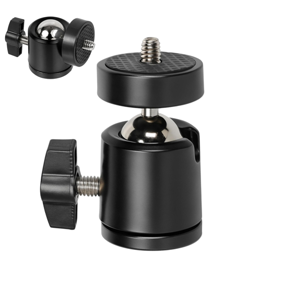 Mini trepied pentru telefon cu brat flexibil si telecomanda Bluetooth, suport smartphone rotativ din ABS, montura 1/4 inch, inaltime 13.5 cm, compatibil cu husa telefon [2]