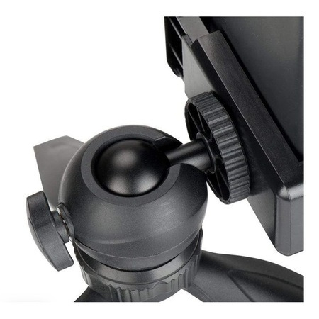 Mini trepied Ulanzi, universal filet 1/4,cap rotativ 360 grade cu suport pentru telefon - Negru [4]
