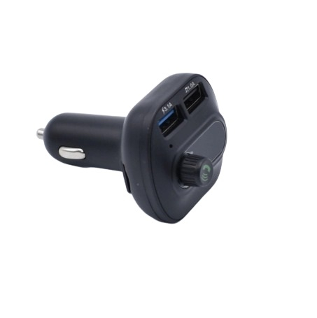Modulator auto F06, 12-24V , FM cu bluetooth, 2 iesiri USB - Negru [3]