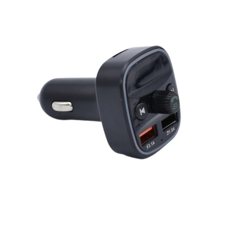 Modulator auto Q1, 12-24V , FM cu bluetooth, 2 iesiri USB - Negru [3]