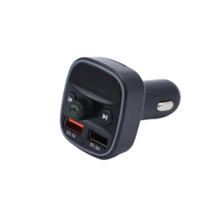 Modulator auto Q1, 12-24V , FM cu bluetooth, 2 iesiri USB - Negru [2]