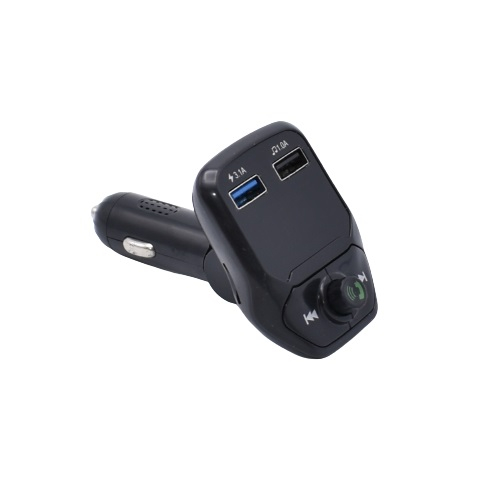 Modulator auto V01, 12-24V , FM cu bluetooth, 2 iesiri USB - Negru [3]