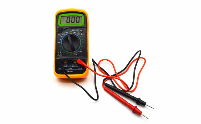 Multimetru digital profesional,model DT-830L, cu 2 cabluri de testare incluse [3]