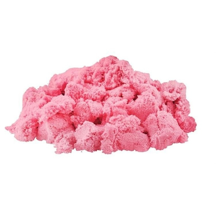 Nisip kinetic pentru modelat, usor de curatat, nu se usuca, 1 kg, roz [9]