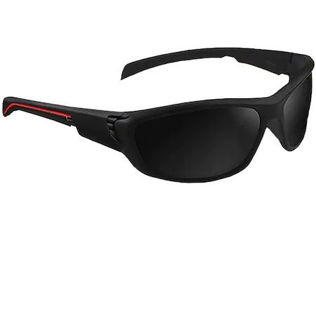 Ochelari de soare unisex, polarizati, cu filtru UV, husa depozitare inclusa - Negru [6]