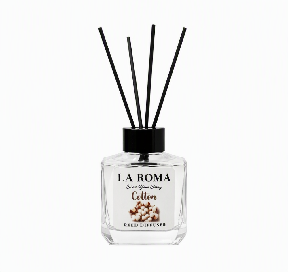 Odorizant ambiental cu betisoare, parfum  Bumbac 130 ml, difuzor parfum Cotton Fresh pentru living, dormitor, birou, hotel si spatii comerciale [4]