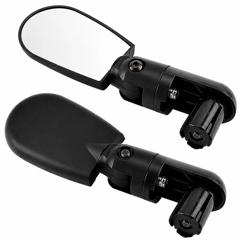 Oglinda bicicleta neagra 13.7 x 4.3 x 2.5 cm, reglabila 360 grade, pliabila 180 grade [4]
