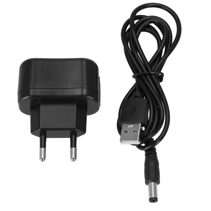 Orga electronica pentru copii, cu microfon, 61 de chei, modul de invatare, 16 tonuri, 10 ritmuri, functie de inregistrare, alimentare USB sau baterii, 54 x 17 x 5 cm, negru [10]